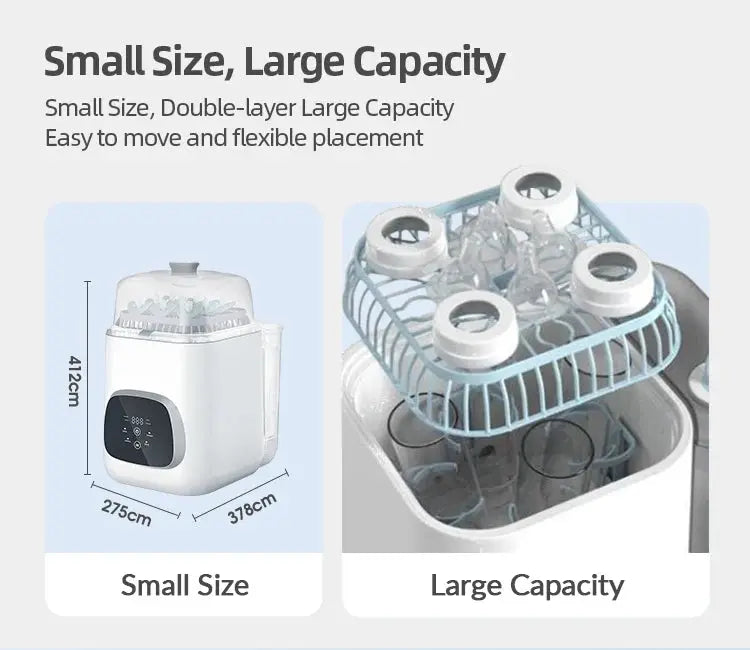 Automatic Baby Bottle Washing Machine & Sterilizer – Powerful Compact Washer for Bottles & Accessories - TARHUS