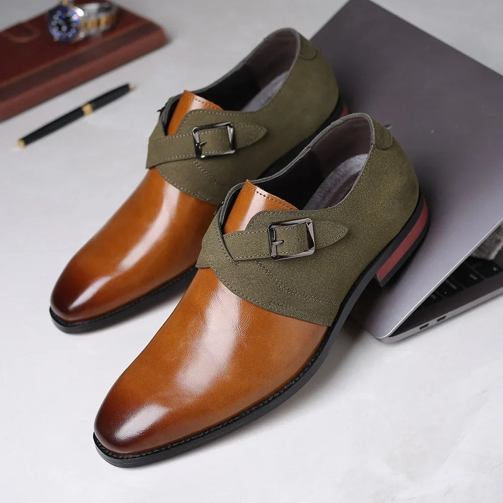 Aurelio | Derby Shoes – Leather Slip-On Dress Shoes with Cushioned Comfort TARHUS Mens shoes