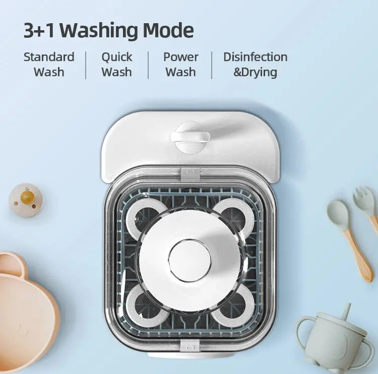 Automatic Baby Bottle Washing Machine & Sterilizer – Powerful Compact Washer for Bottles & Accessories - TARHUS