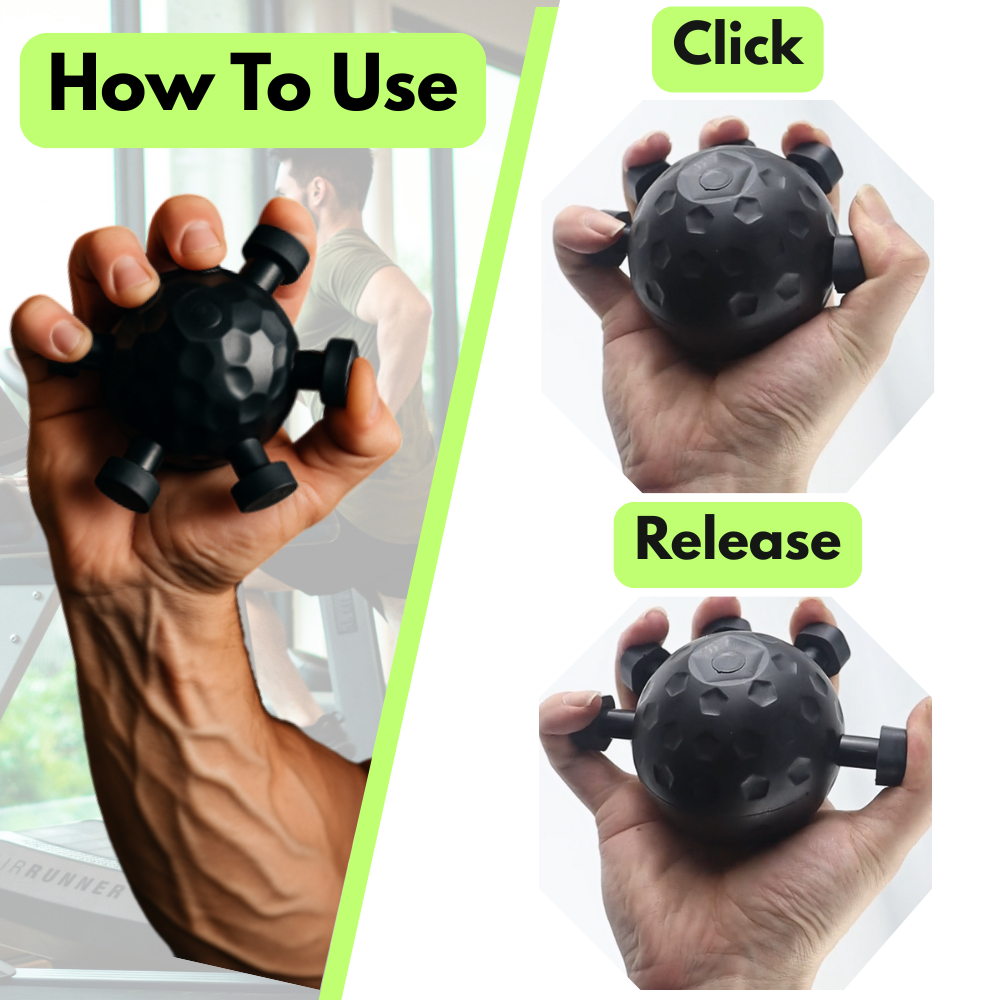Gripmax Grip Trainer – Hand Strengthener for Forearm Workout, Grip Power TARHUS Grip Trainer