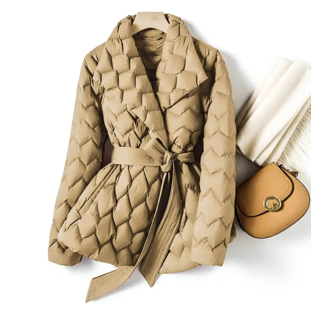 Hazel - Stylish Quilted Down Coat for Women - TARHUS
