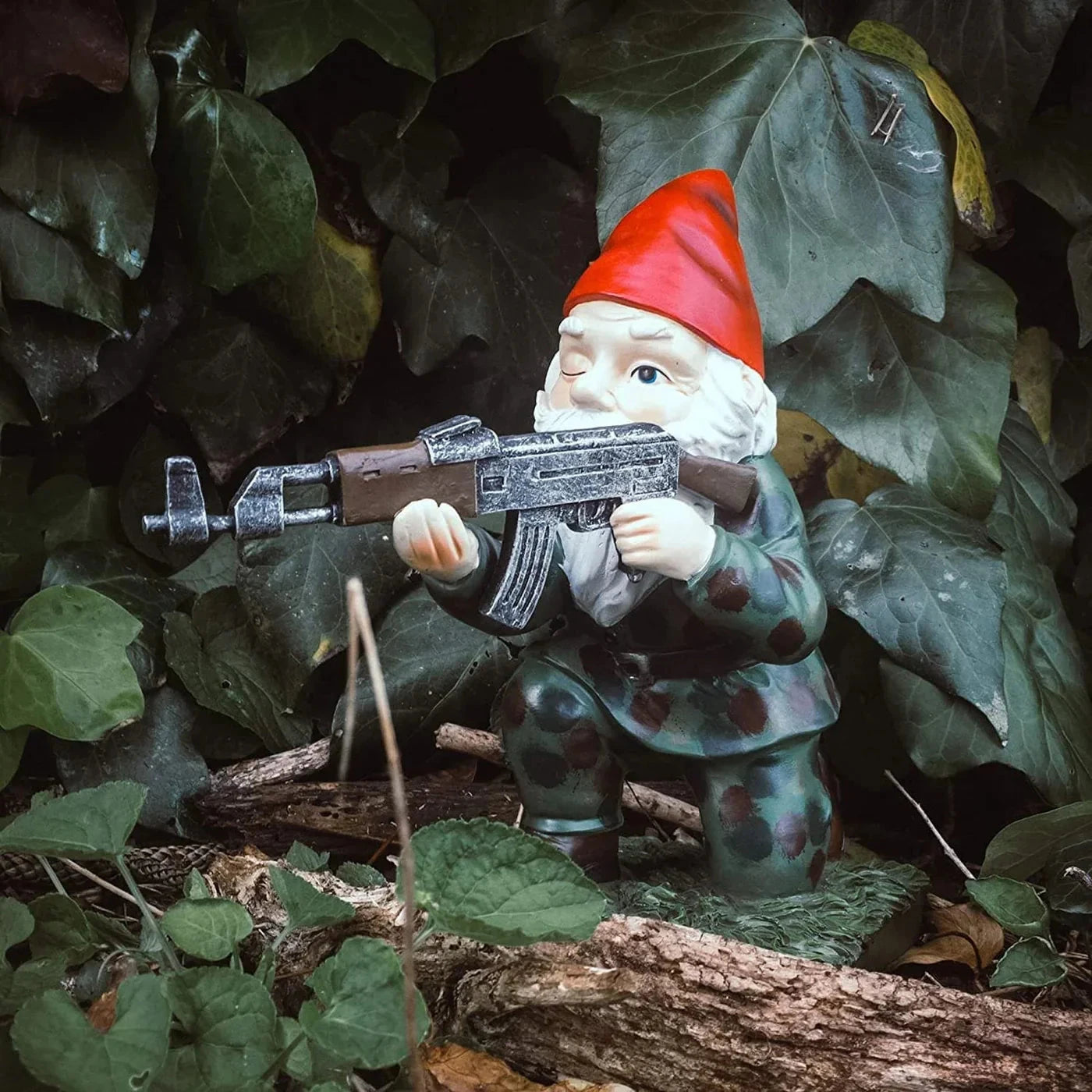 Garden Gnome Warriors – Funny Outdoor Statues for Garden TARHUS