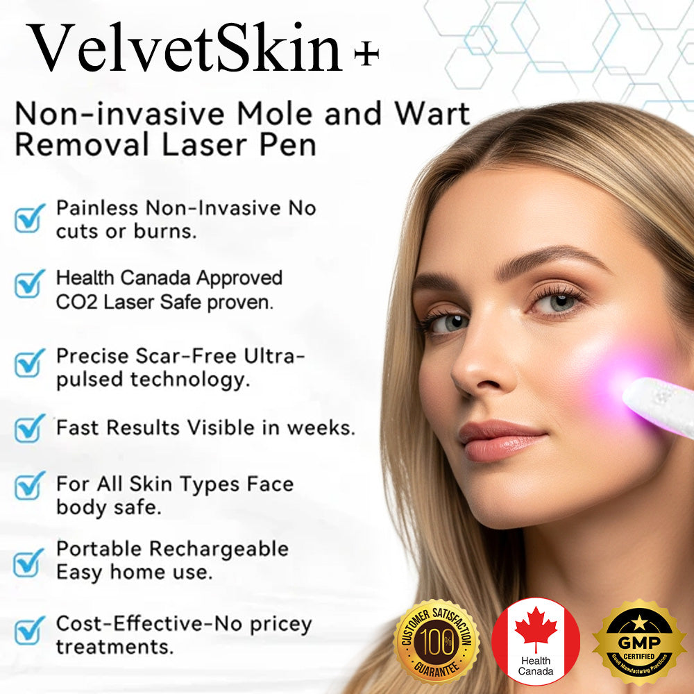 VelvetSkin Laser Eraser Pen | Remove Moles, Warts & Dark Spots Safely TARHUS ENN-VHH