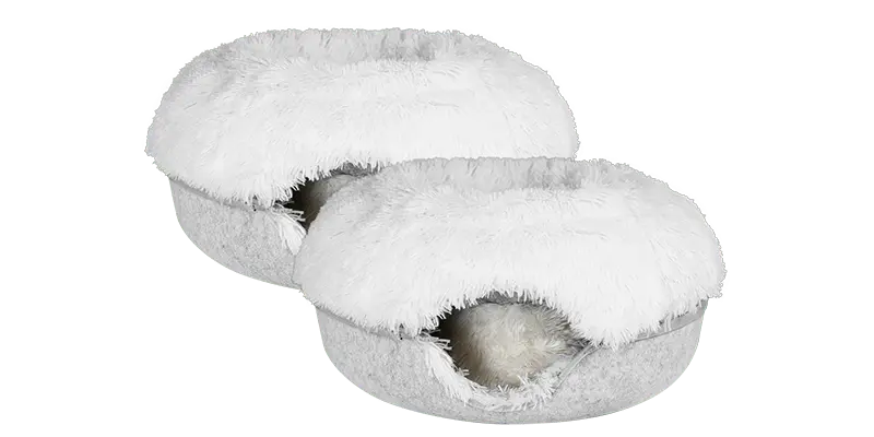 Cat Cave Calming Donut Bed for Anxiety Relief & Cozy Sleeping TARHUS Animals & Pet Supplies