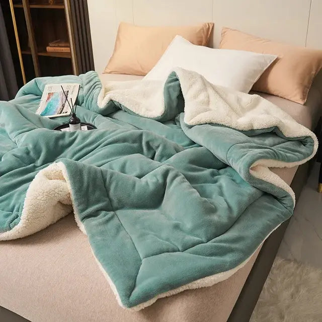 Luxurious Flannel Fleece Blanket - Plush, Warm, and Machine Washable Fluffy Throw in Multiple Sizes TARHUS Bedding