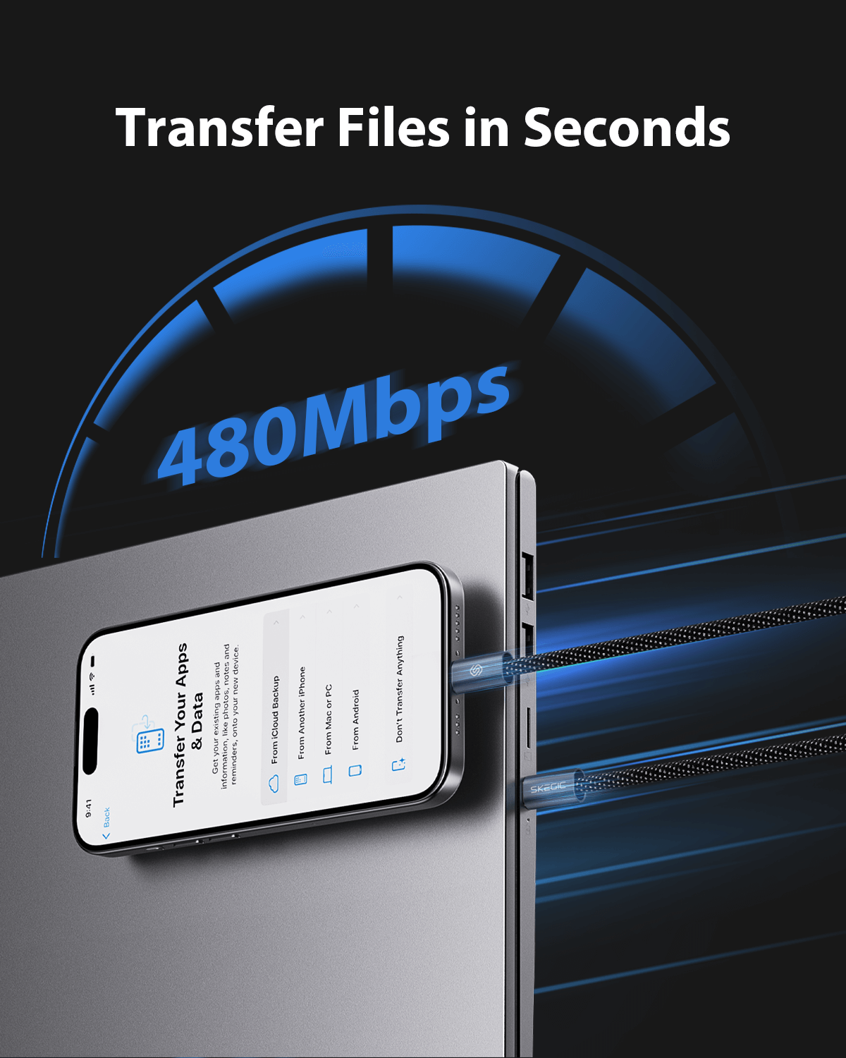 MagCable | Magnetic Anti-Tangle Charging Cable – Fast Charging & Data Transfer (1+1 FREE) TARHUS Electronics & Gadgets