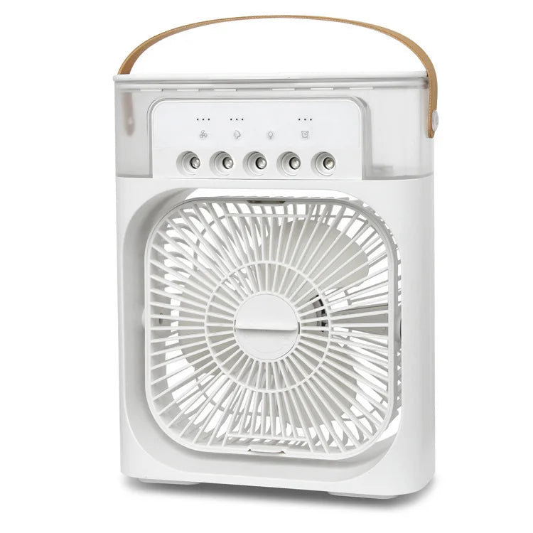 Glacia | Mini Ice Misting Fan – Portable Air Cooler & Humidifier with Fast Cooling