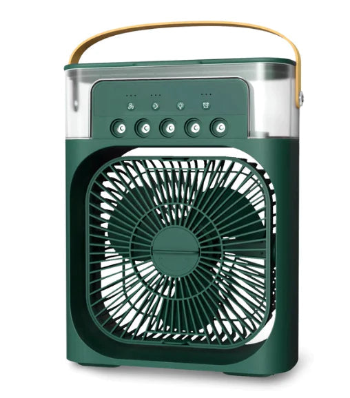 Glacia | Mini Ice Misting Fan – Portable Air Cooler & Humidifier with Fast Cooling