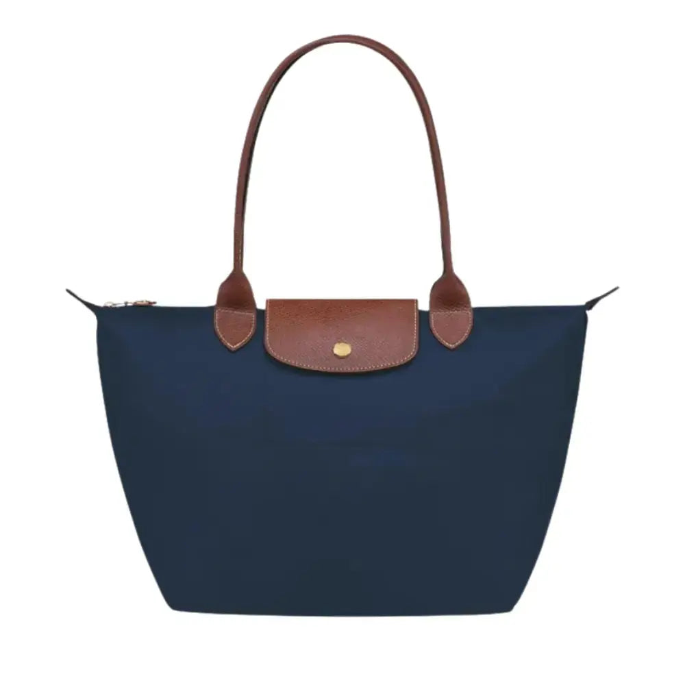 Longchamp | Le Pliage Tote Bag – Lightweight Nylon & Leather Everyday Handbag TARHUS Handbags