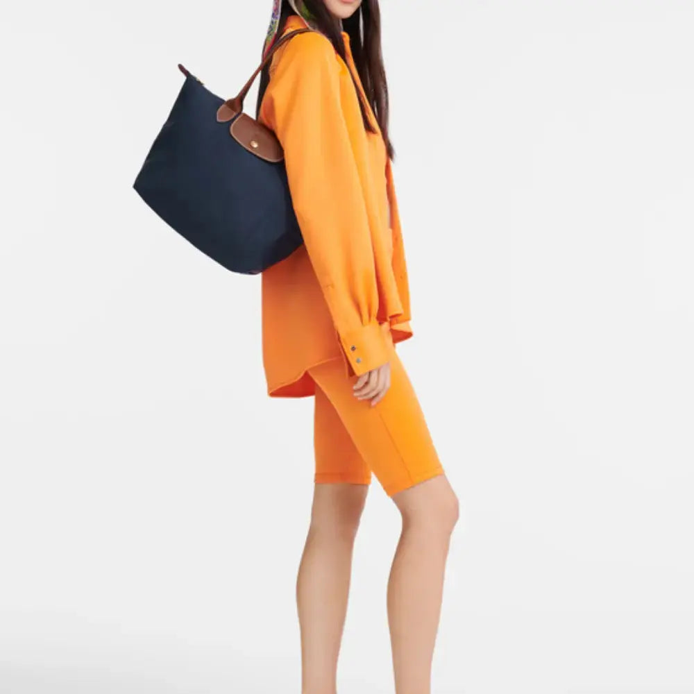 Longchamp | Le Pliage Tote Bag – Lightweight Nylon & Leather Everyday Handbag TARHUS Handbags