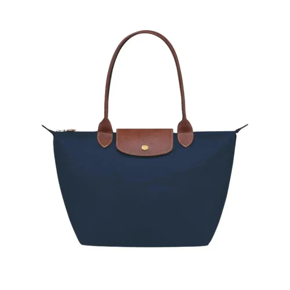 Longchamp | Le Pliage Tote Bag – Lightweight Nylon & Leather Everyday Handbag TARHUS Handbags