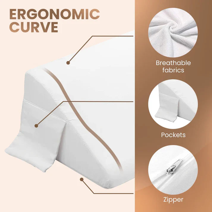 Bed Gap Filler Wedge | Support Pillow – Sleep & Storage Comfort