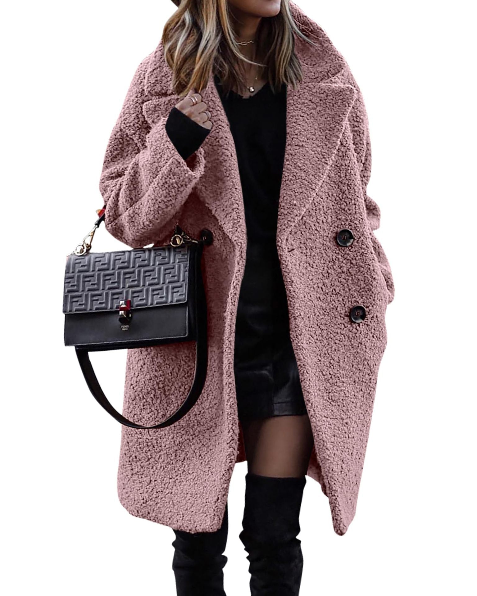 Amanda - Long Plush Women’s Coat