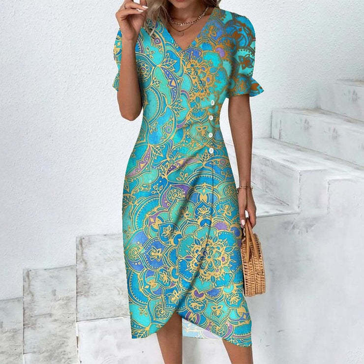 Stunning Patterned Dress for Women – Stylish & Versatile - TARHUS