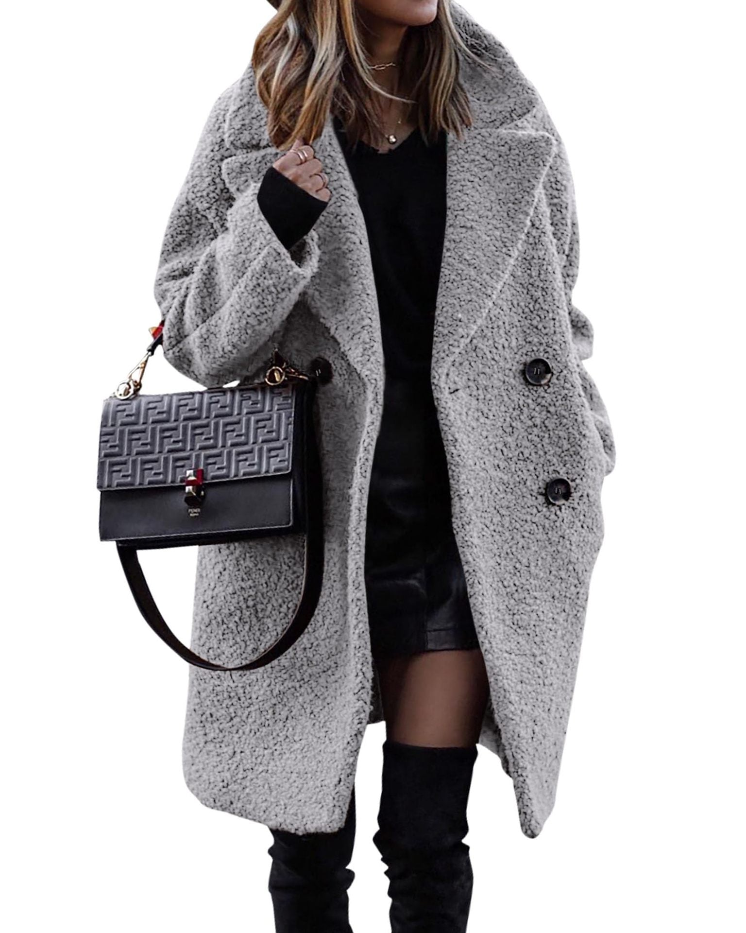 Amanda - Long Plush Women’s Coat