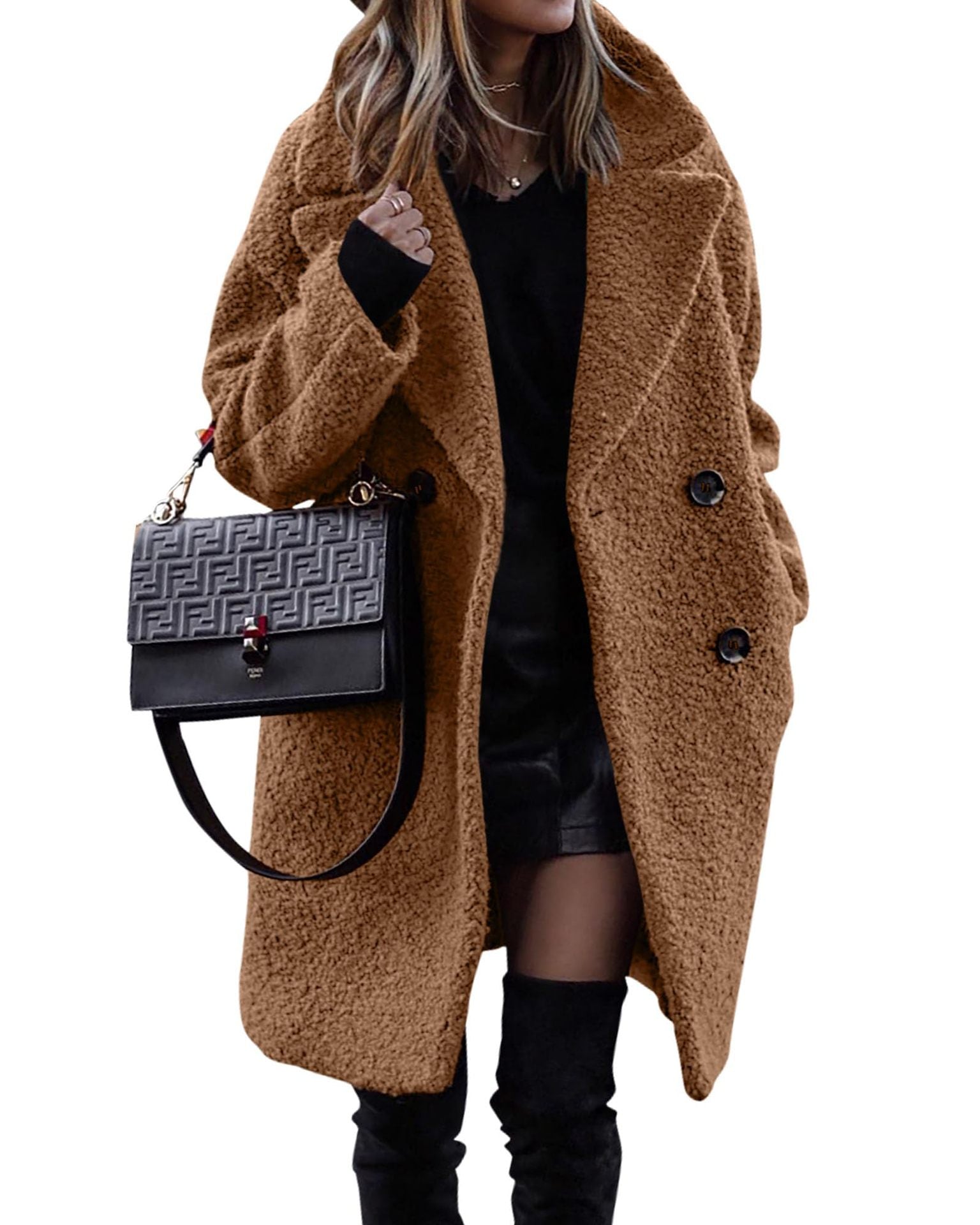 Amanda - Long Plush Women’s Coat