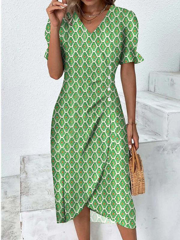 Stunning Patterned Dress for Women – Stylish & Versatile - TARHUS