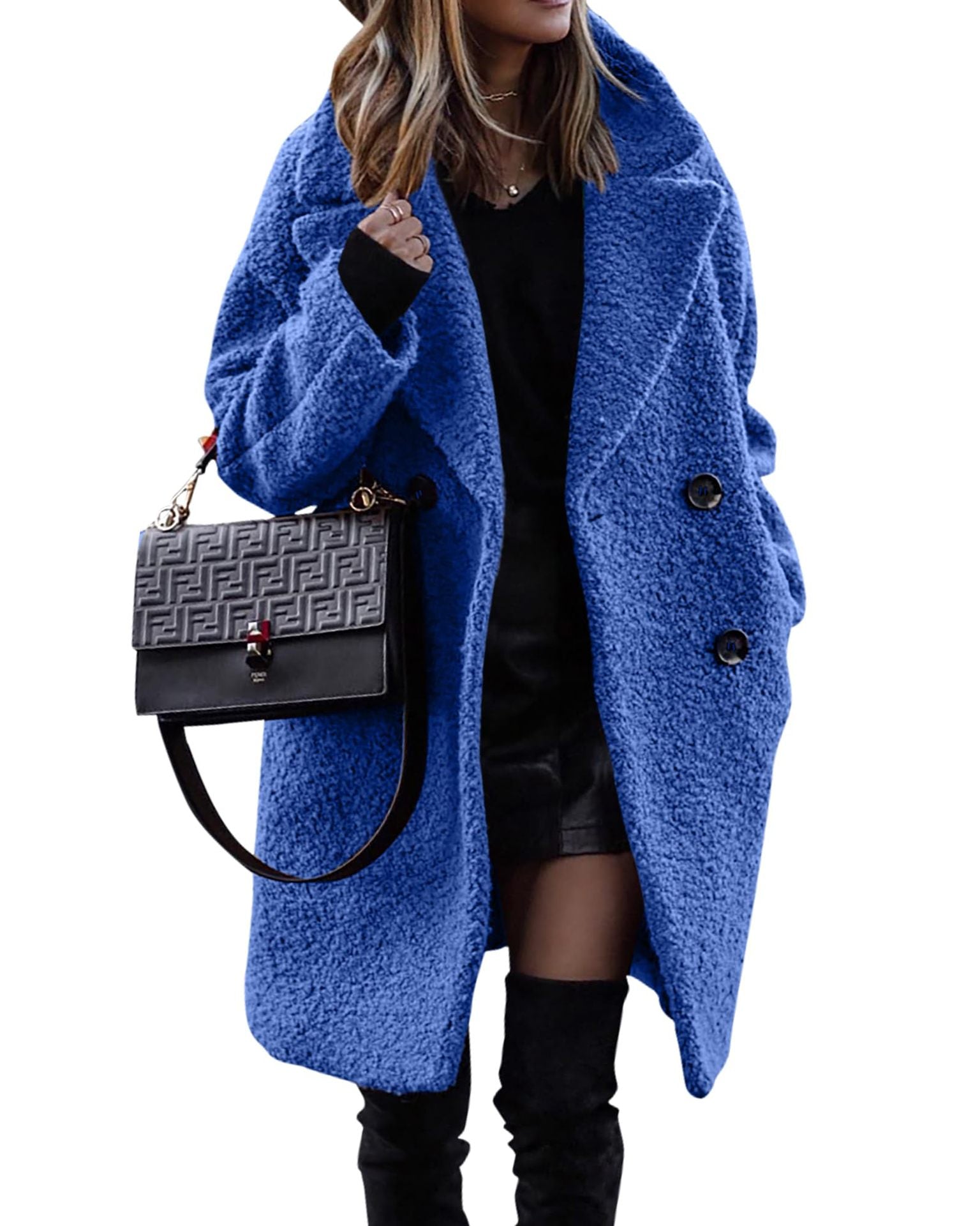 Amanda - Long Plush Women’s Coat