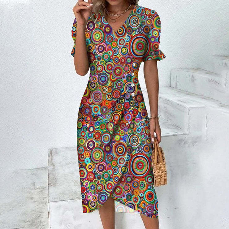 Stunning Patterned Dress for Women – Stylish & Versatile - TARHUS