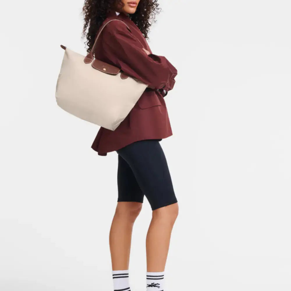 Longchamp | Le Pliage Tote Bag – Lightweight Nylon & Leather Everyday Handbag TARHUS Handbags