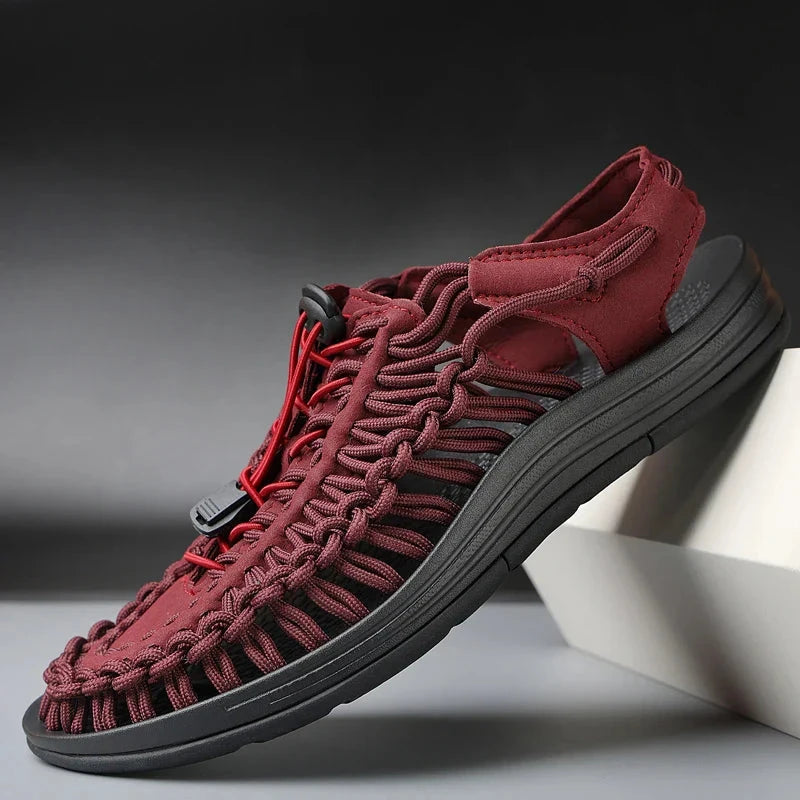 Kairo | Flex-Knit Sport Sandals – Braided Cord Design with Cushioned Sole TARHUS