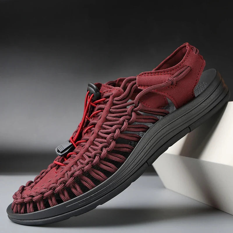 Kairo | Flex-Knit Sport Sandals – Braided Cord Design with Cushioned Sole TARHUS Men Shoes