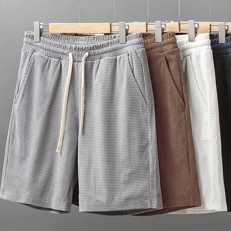 Crest | Waffle Knit Shorts – Soft Breathable Casual Lounge Shorts TARHUS