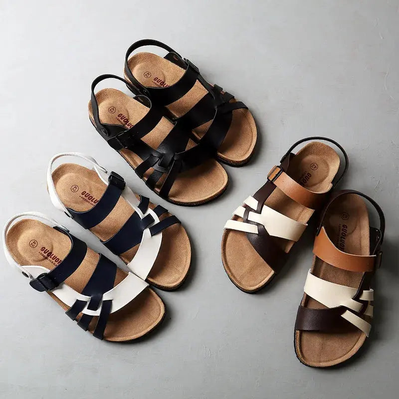 Mael | Leather Sandals – Sophisticated Style & All-Day Comfort TARHUS