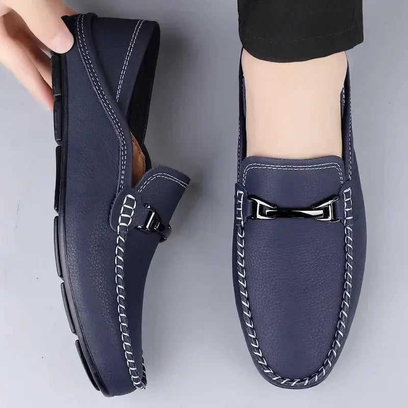 Melver Genuine Leather Loafers - TARHUS