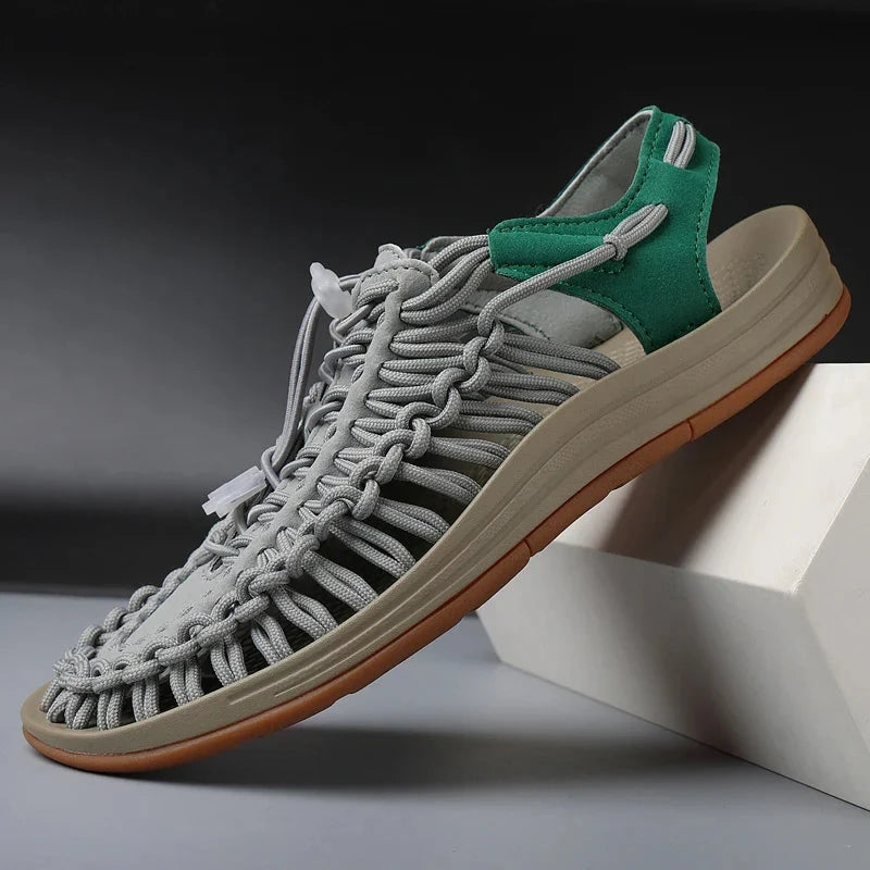 Kairo | Flex-Knit Sport Sandals – Braided Cord Design with Cushioned Sole TARHUS