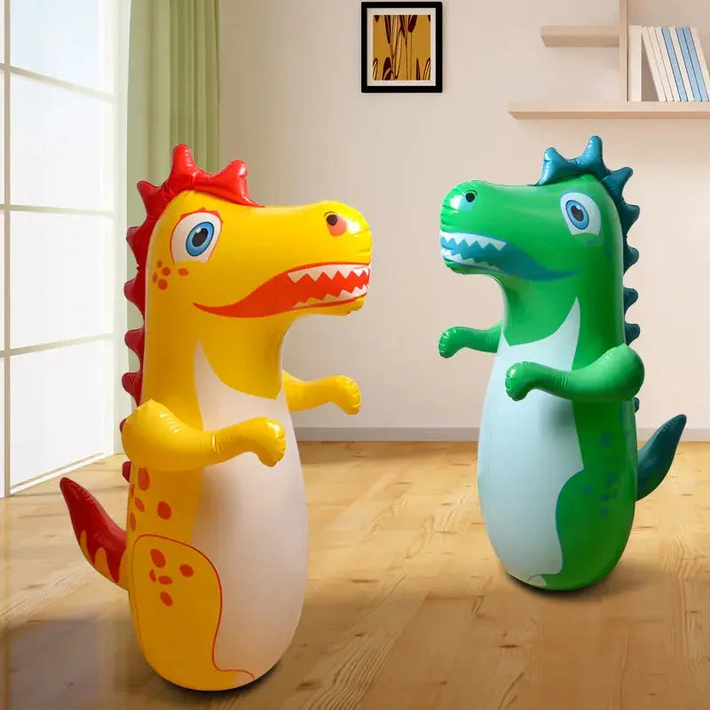 Inflatable Dinosaur Punching Bag for Kids – 90cm Standing Tumbler Toy - TARHUS