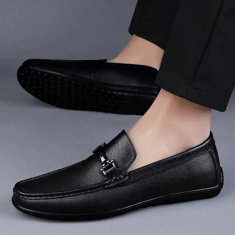 Vecchia | Leather Loafers – Classic Sophistication with Modern Detail TARHUS