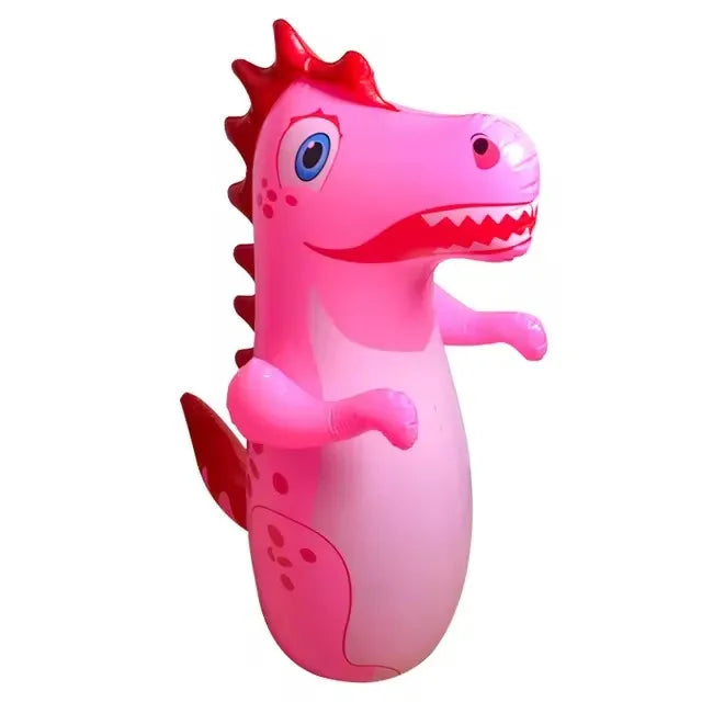 Inflatable Dinosaur Punching Bag for Kids – 90cm Standing Tumbler Toy - TARHUS