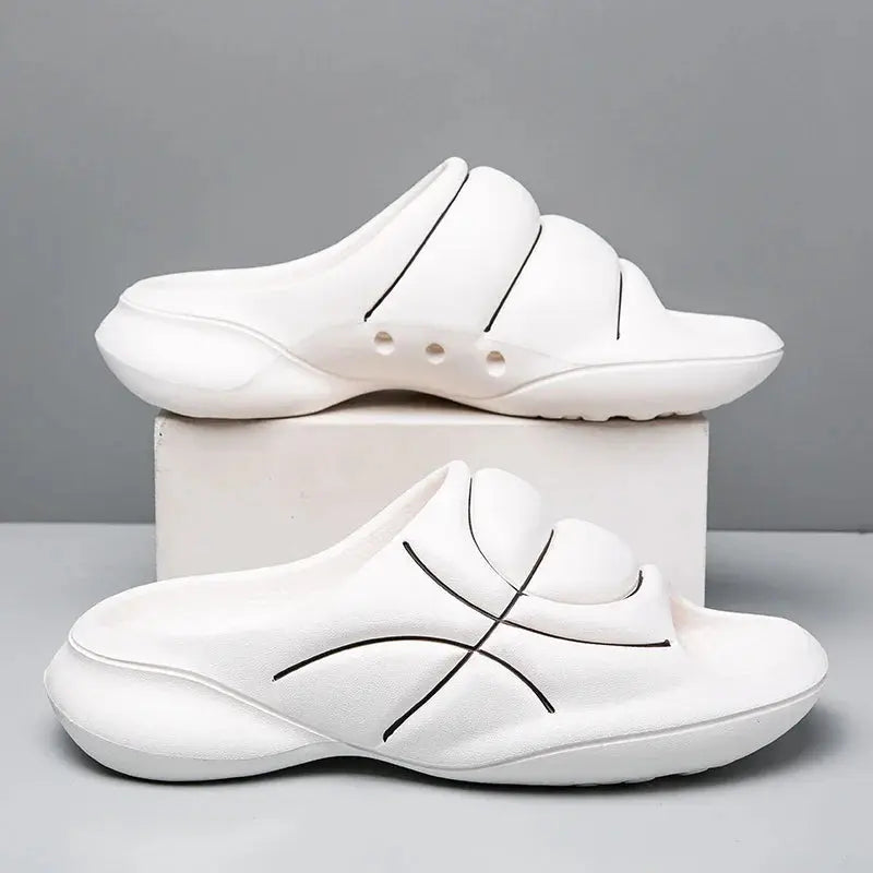 Rebound™ Basketball Slides for Men – Soft Cushion Sports Sandals - TARHUS