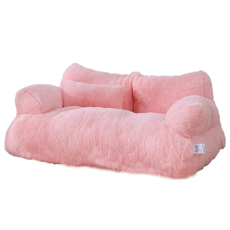 Luxury Cat Bed Sofa – Winter Warm Plush Pet Nest for Cats & Small Dogs - TARHUS