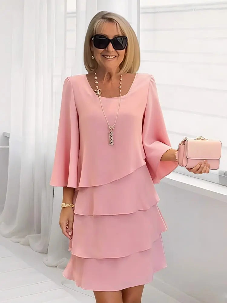 Catherine | Elegant Comfort Ruffle Dress TARHUS