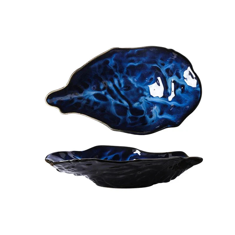 Marée Oyster Shell Bowls – Handcrafted Decorative Coastal Trinket Dishes TARHUS Kitchen Accessories