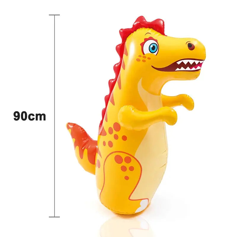 Inflatable Dinosaur Punching Bag for Kids – 90cm Standing Tumbler Toy - TARHUS