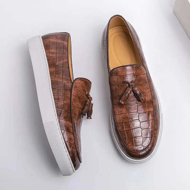 Ardito - Embossed Leather Loafer TARHUS New Arrivals