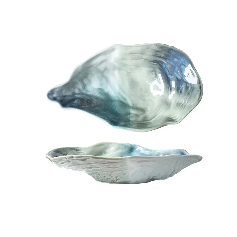 Marée Oyster Shell Bowls – Handcrafted Decorative Coastal Trinket Dishes TARHUS Kitchen Accessories
