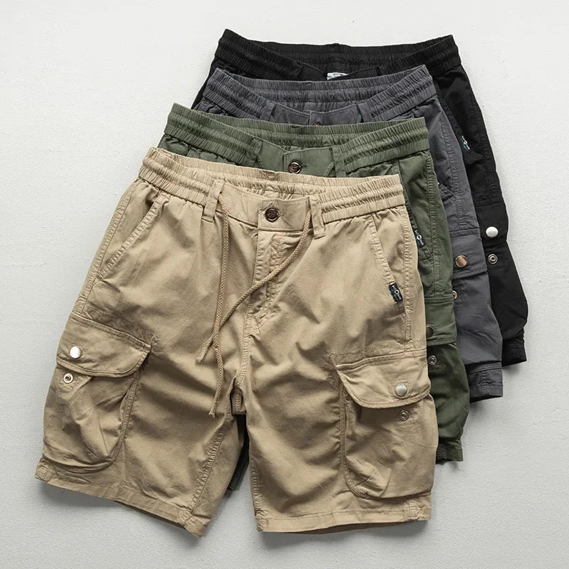 Montara | Cargo Shorts – Breathable Cotton Casual Shorts with Pockets TARHUS Mens Clothing