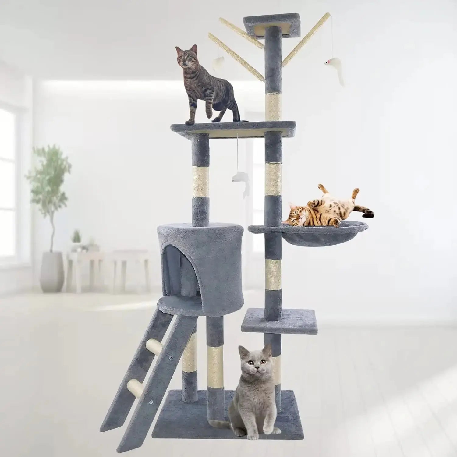 Elite Cat Tower - Scratching Post & Climbing Tree - TARHUS