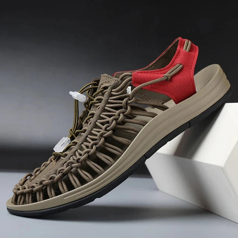 Kairo | Flex-Knit Sport Sandals – Braided Cord Design with Cushioned Sole TARHUS