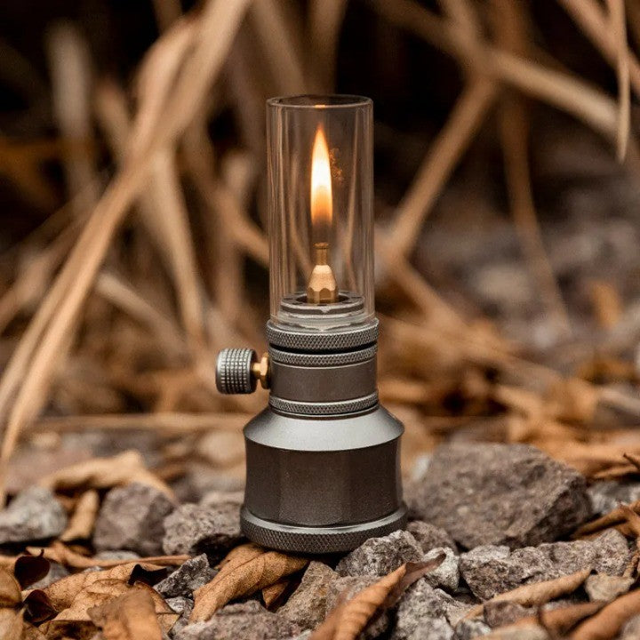 Mountain Peak | Campsite Lamp – Portable Butane Camping Lantern with Durable Alloy Build TARHUS Lamps