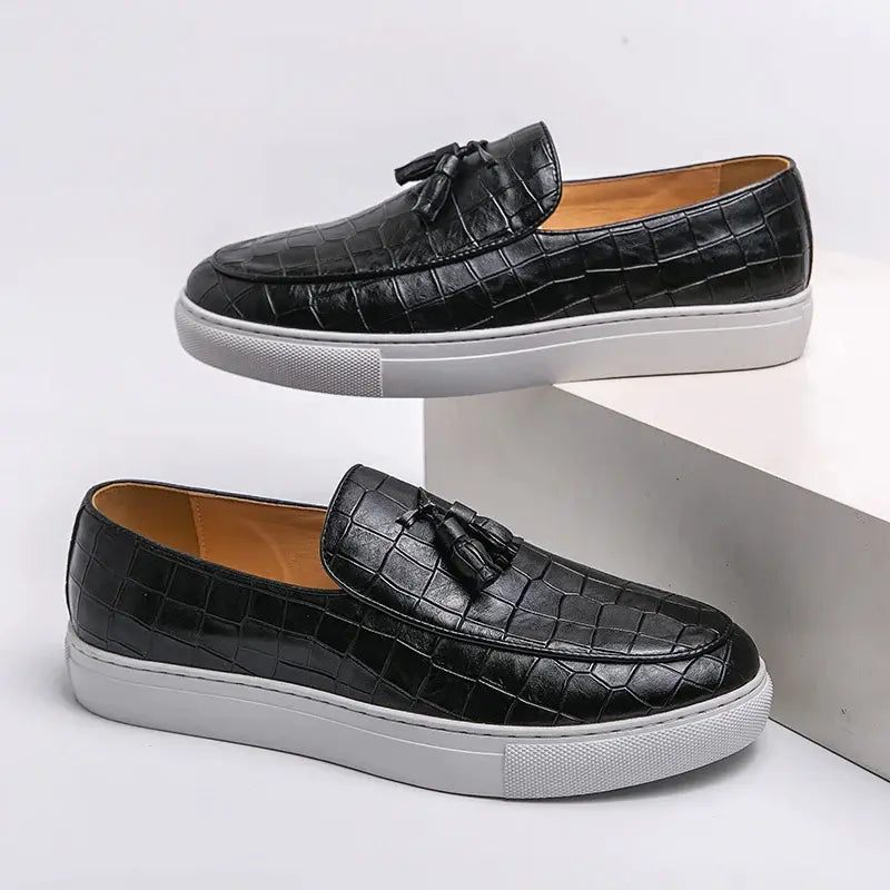 Ardito - Embossed Leather Loafer TARHUS New Arrivals