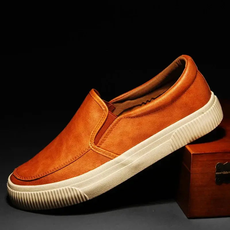 Alessandra - Mountainville Leather Slip-On Shoes - TARHUS