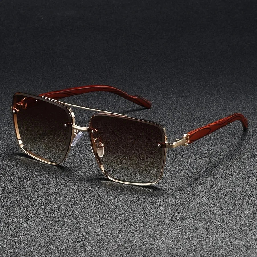 Cavaro | Shades – Vintage Metal Frame Sunglasses with UV Protection TARHUS