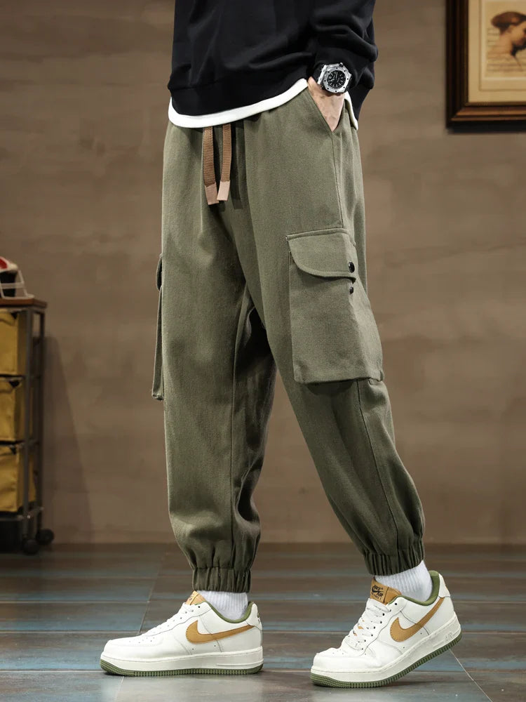 Flusso - Cotton Cargo Pants - TARHUS