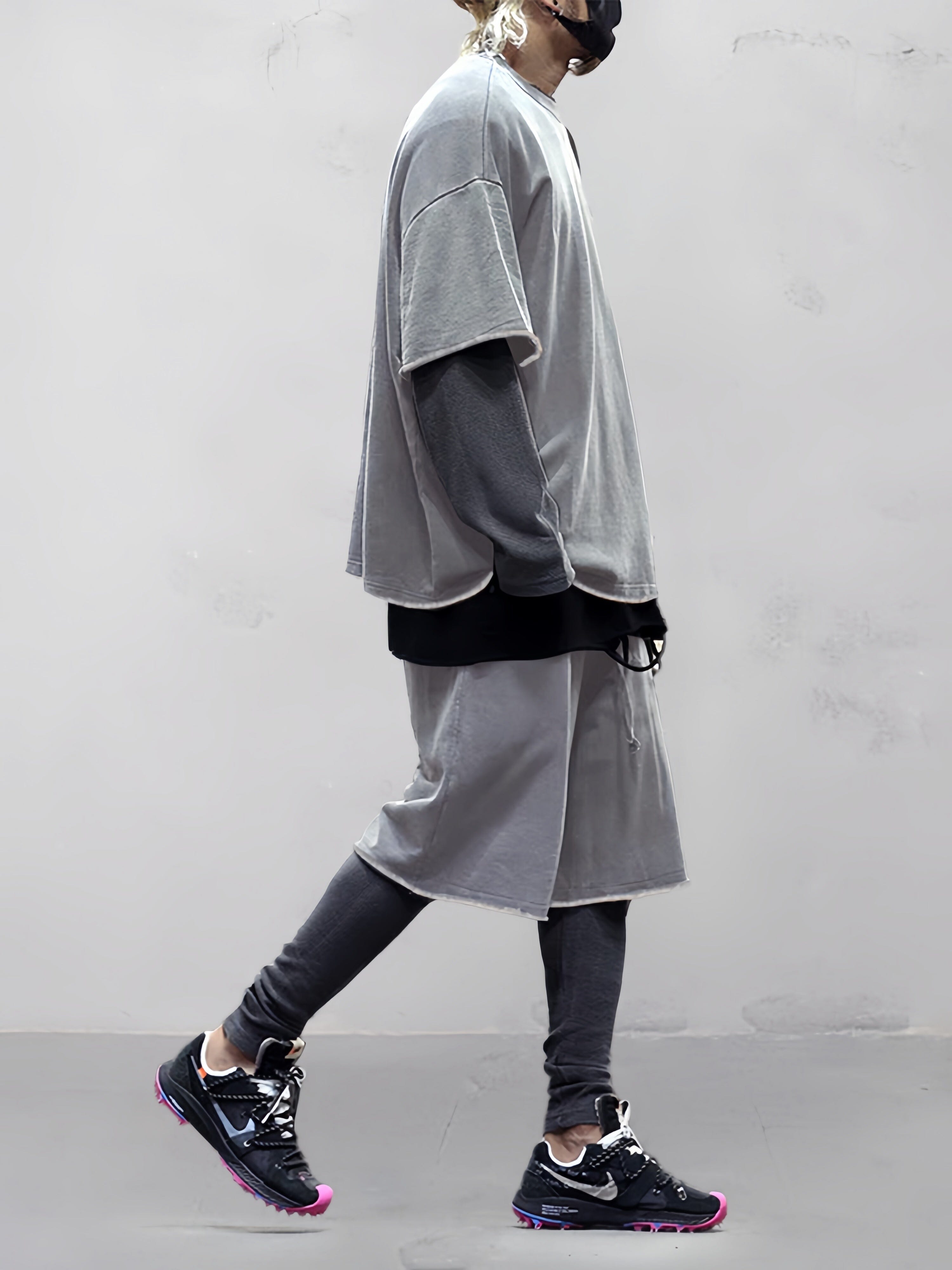 Casual Loose Fit Solid Sports Sets - TARHUS