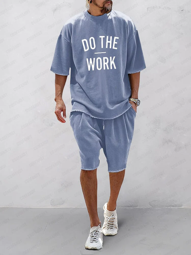 Casual Loose Fit Solid Sports Sets - TARHUS